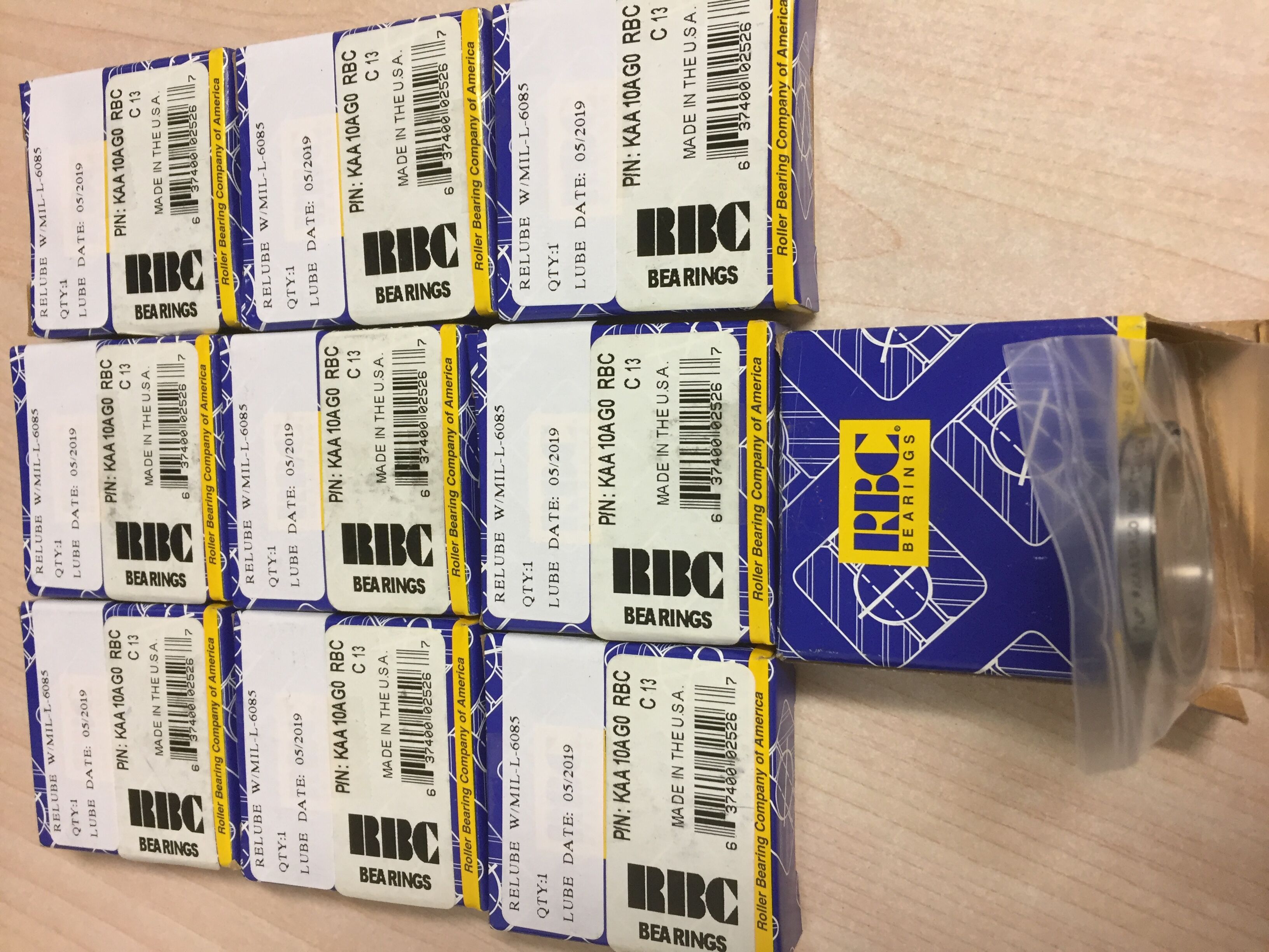 美国RBC KAA10AG0薄壁轴承